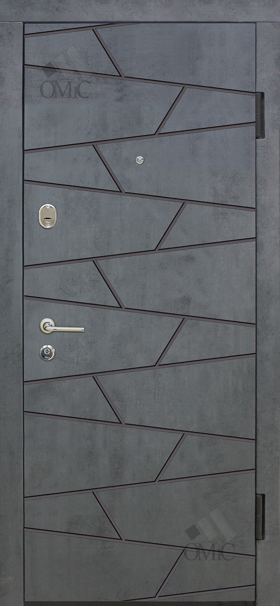 Двері метал. ТМ Riccardi 2050х860 Стандарт 5-С BG прав., шт