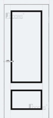 Полотно дверне ПВХ ТМ DOORS 2000х700х40мм С 105 ВG (чорне), шт