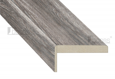 Лиштва [мдф] ТЕЛЕСКОП. ПВХ ТМ DOORS прямокут. 2200х70х35мм (шт.), шт