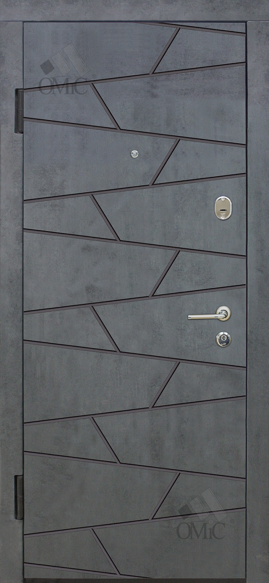 Двері метал. ТМ Riccardi 2050х860 Стандарт 5-С BG лів., шт