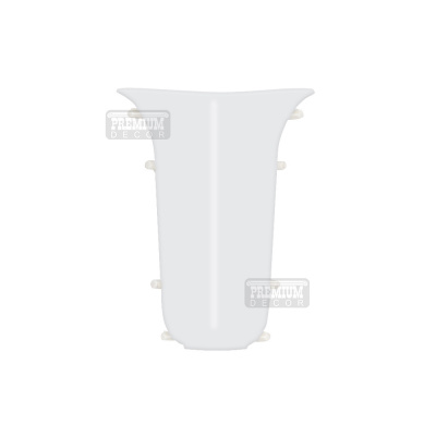 Кут внутрішній PREMIUM decor 60мм матова, шт