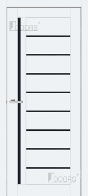 Полотно дверне ПВХ ТМ DOORS 2000х800х40мм С 067 ВG (чорне), шт