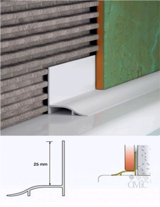 Профіль підплитковий ТМ ОМіС для ванної 1,85м, шт