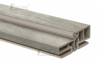 Коробка двер.Waterproof ЕКО ТЕЛЕСКОП. Г-подіб. з ущіл.Д/40 ТМ Doors 90x35мм (кмпл.), кмпл.