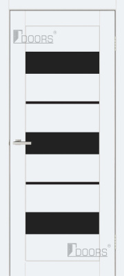 Полотно дверне ПВХ ТМ DOORS 2000х800х40мм С 028 ВG (чорне), шт