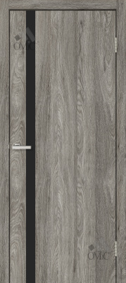 Полотно дверне ТМ ОМіС 900мм СІТІ чорне дзеркало, шт