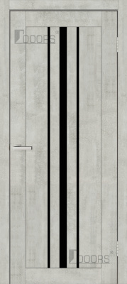 Полотно дверне ПВХ ТМ DOORS 2000х600х40мм С 050 BG (чорне), шт