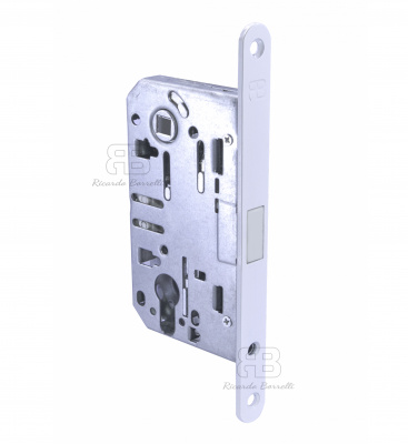 Замок RB під циліндр EN [магнітний] 85мм овальна планка з відповідною планкою, шт