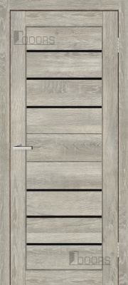 Полотно дверне EКO ТМ DOORS 2000х600х40мм С 034 BG (чорне), шт