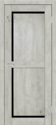 Полотно двер. ПВХ ТМ ОМіС 2000х800х40мм VISION 04 ВG (чорне), шт