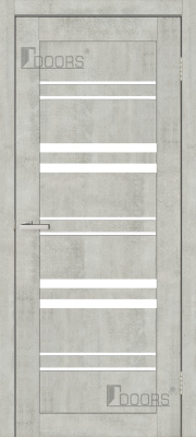 Полотно дверне ПВХ ТМ DOORS 2000х700х40мм С 017 G (сатин), шт