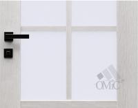 Дверне полотно Сканді 03 (скло сатин) 40мм ПВХ, шт