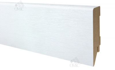 Плінтус Оміс МДФ прямий на кляймер 100*19*2400мм, шт