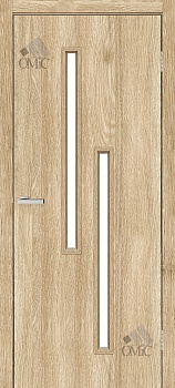 Дверне полотно Т02 ЕКО (скло сатин) 34мм, шт