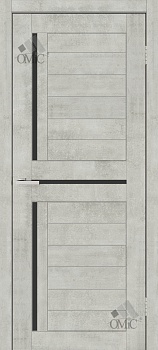 Дверне полотно Lego 01.1 (чорне скло) 40мм ПВХ, шт