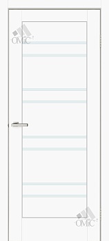 Дверне полотно Rino 01 (скло сатин) 40мм ПВХ, шт