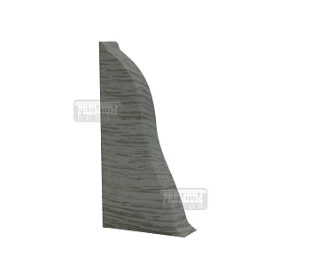 Заглушка ліва для плінтуса ПВХ TM Premium decor 54 Comfort, шт