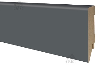 Плінтус МДФ ТМ ОМіС прямий на кляймер 80*19*2400мм, шт