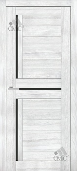 Дверне полотно Lego 01.1 (чорне скло) 40мм ПВХ   врізка під замок, шт