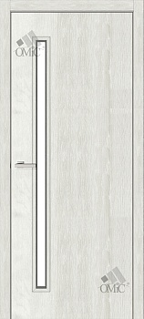 Дверне полотно Т01 ПВХ (скло сатин) 34мм, шт