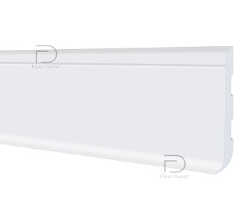 Плінтус для підлоги ПВХ ламін. TM Floor décor FD80 Slim 2,50м. (40 шт. в уп.), шт