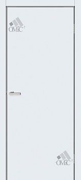 Блок дверний зібраний: модель полотна глухе гладке 40мм ПРАВЕ  відкривання (короб 80мм з ущільнювачем, накладні петлі та замок у комплекті), шт