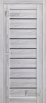 Дверне полотно СМАРТ ПВХ C 018 BG (чорне скло), шт