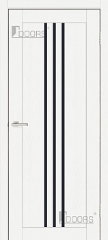 Дверне полотно СМАРТ ПВХ С 049 ВG (чорне скло), шт