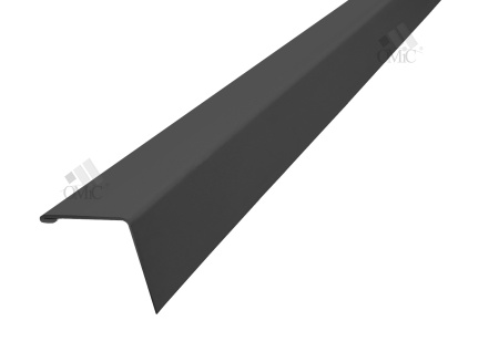 Кут пристінний для підвісної стелі ПОСИЛЕНИЙ чорний 3,0м (в20*ш24) (уп=50шт.), шт