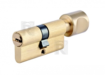 Євроциліндр TM Riccardi перфор. ключ-поворотник 62 мм 31/31, шт