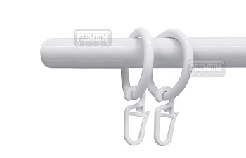 Карниз ТМ PD 16мм одинарний без наконечників 1,2м, кмпл.