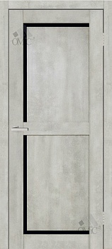 Дверне полотно VISION 04 (чорне скло) 40мм ПВХ, шт