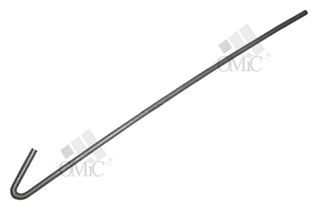 Стрижень закріплювальний з загином гачок L=125, 4 мм, шт