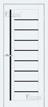 Дверне полотно СМАРТ ПВХ С 067 BG (чорне скло), шт