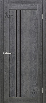 Дверне полотно Lego 05 (скло чорне) 40мм ЕКО, шт