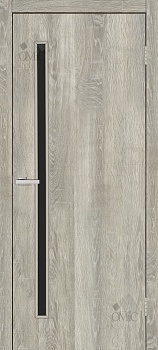 Дверне полотно Гармонія ЕКО ЧС (чорне скло) 34мм, шт