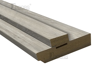 Короб TM DOORS СТАНДАРТ МДФ Д/34(40) з планкою без ущіл. 80мм (2,5стійки), шт