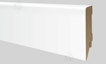 Плінтус МДФ ТМ ОМіС прямий на кляймер 80*10*2200мм, шт