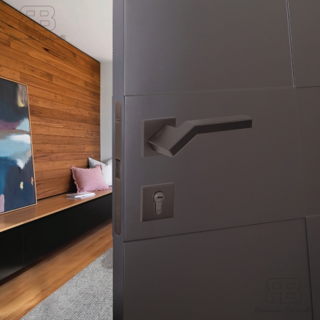 Дверна ручка TM RB QUATTRO модель Q 04.50 (пара), кмпл.