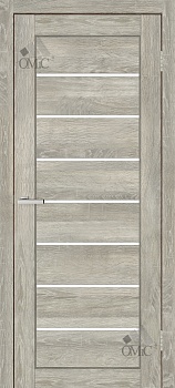 Блок дверний зібраний: модель полотна Lego 10 G (сатин) ПРАВЕ відкривання (короб 80мм з ущільнювачем, накладні петлі та замок в комплекті), шт