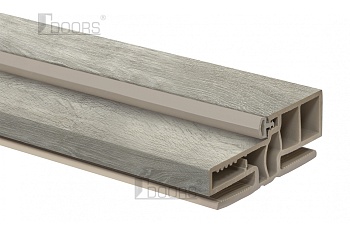 Короб TM DOORS ТЕЛЕСКОП копланар пластик Д40 Г-под з ущ. 90мм (2.5 стійки), кмпл.