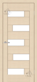 Дверне полотно Доміно (скло сатин) 34мм ПВХ, шт